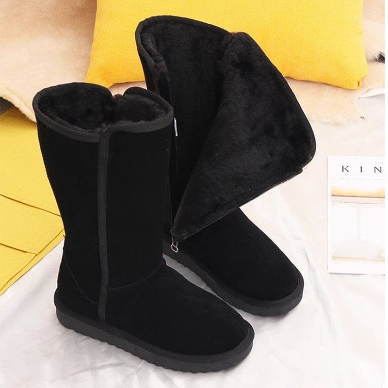 Fleece-lined High Boots