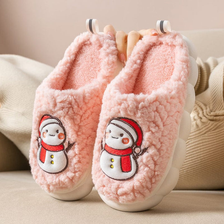 Snowman Christmas Slippers