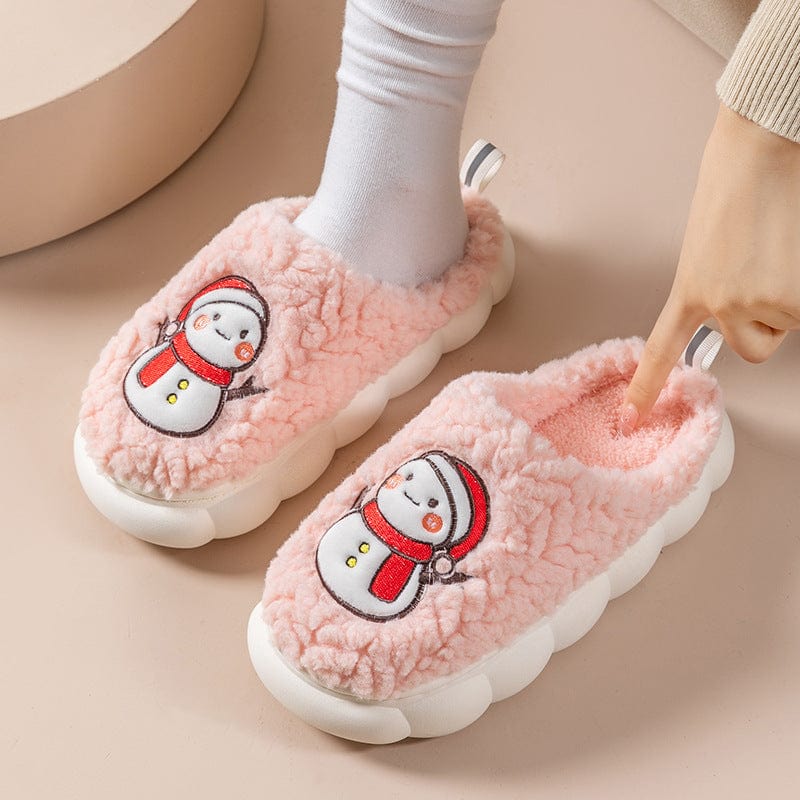 Snowman Christmas Slippers