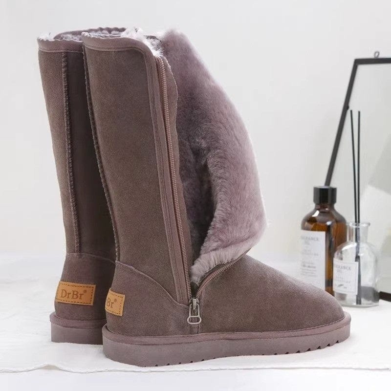 Fleece-lined High Boots