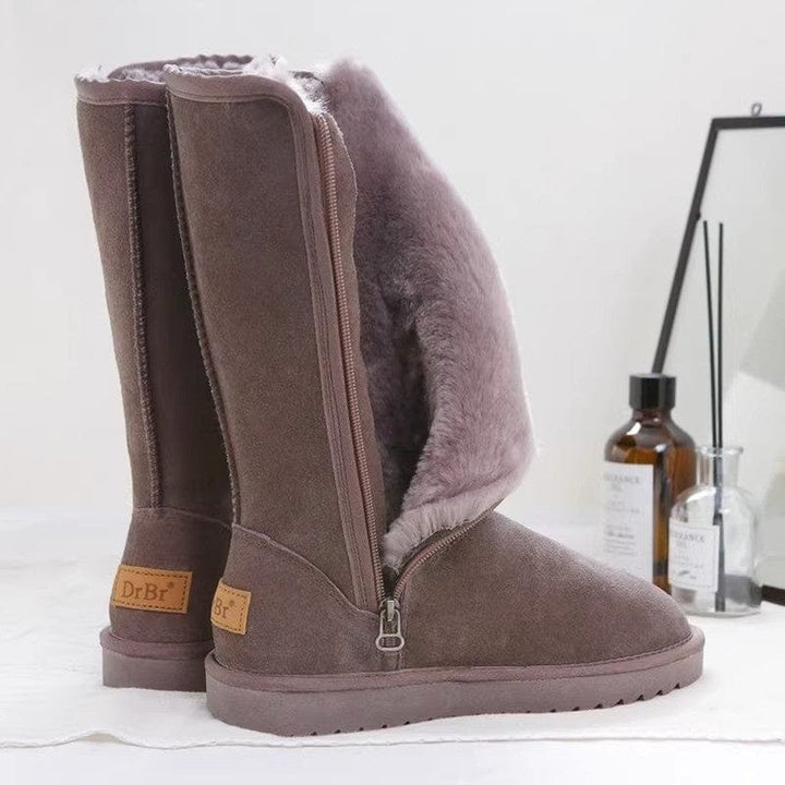 Fleece-lined High Boots