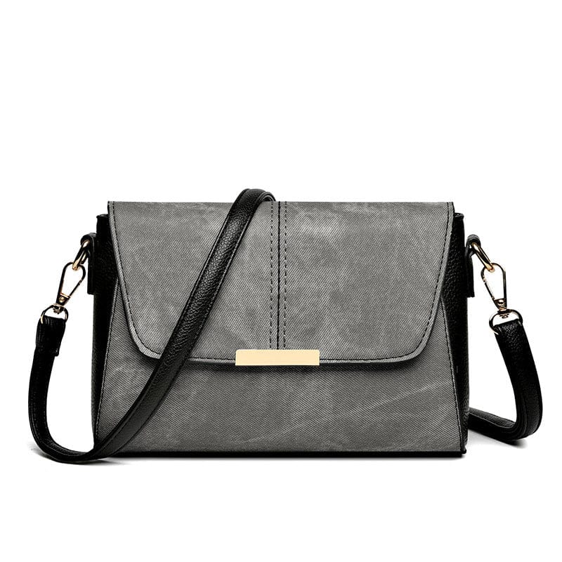 Women's Messenger Shoulder Bag Gray