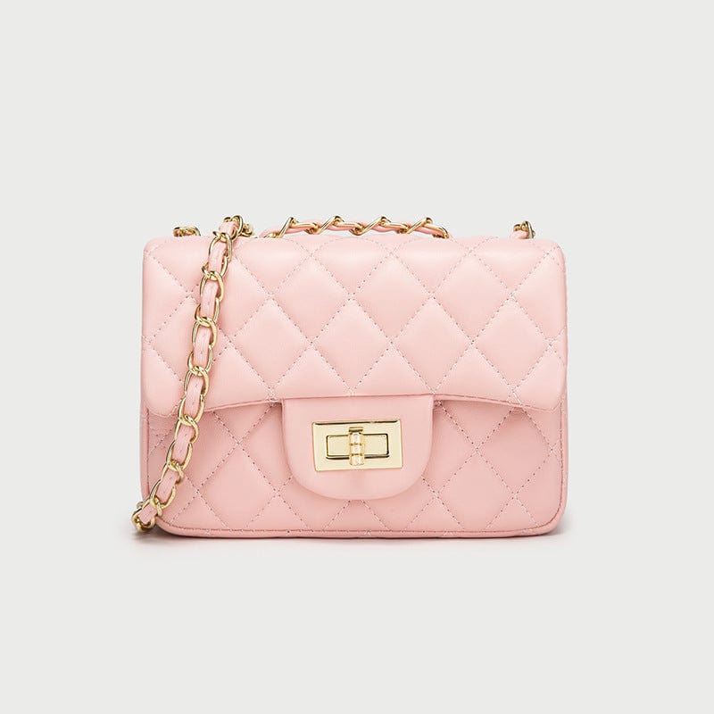 Elegant Chain Shoulder Bag Pink