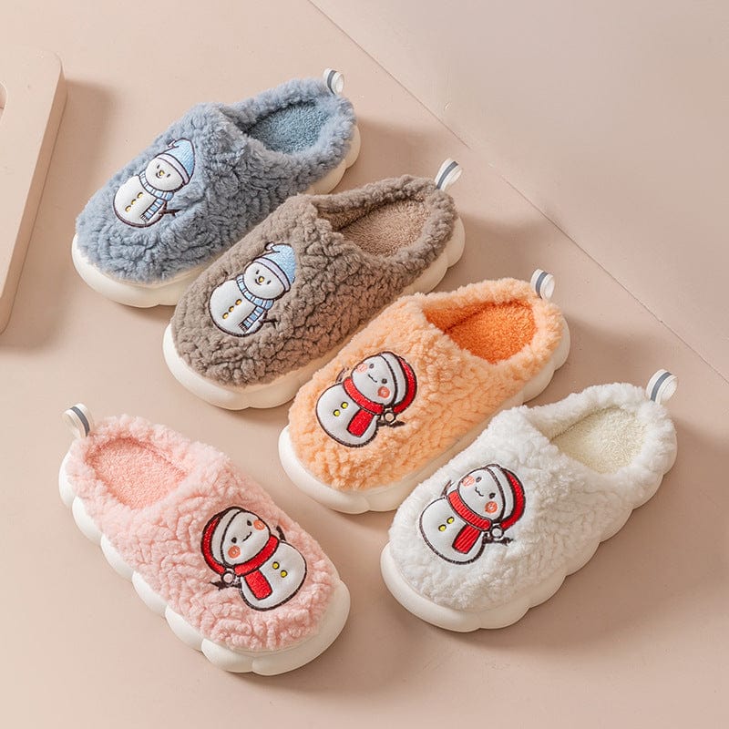 Snowman Christmas Slippers