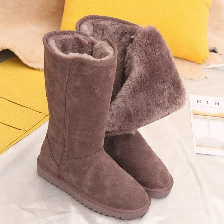 Fleece-lined High Boots