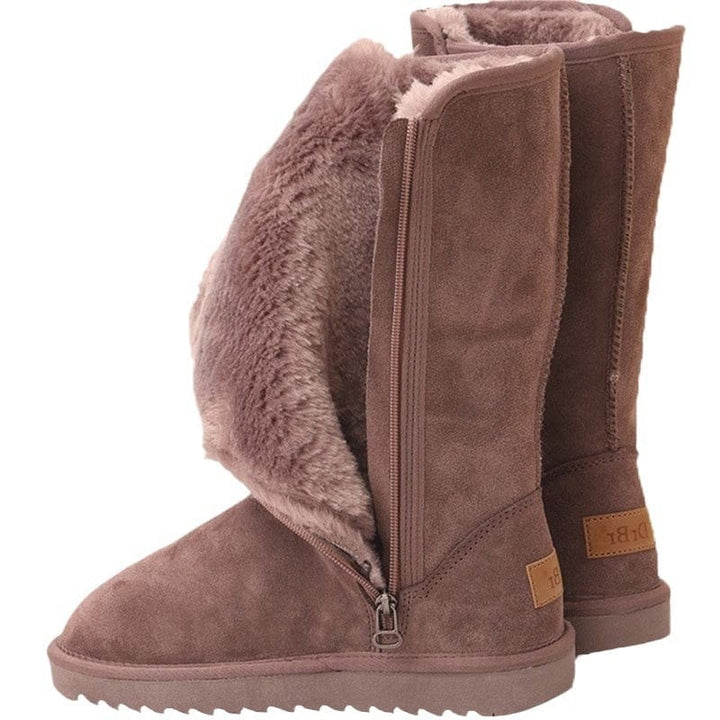 Fleece-lined High Boots